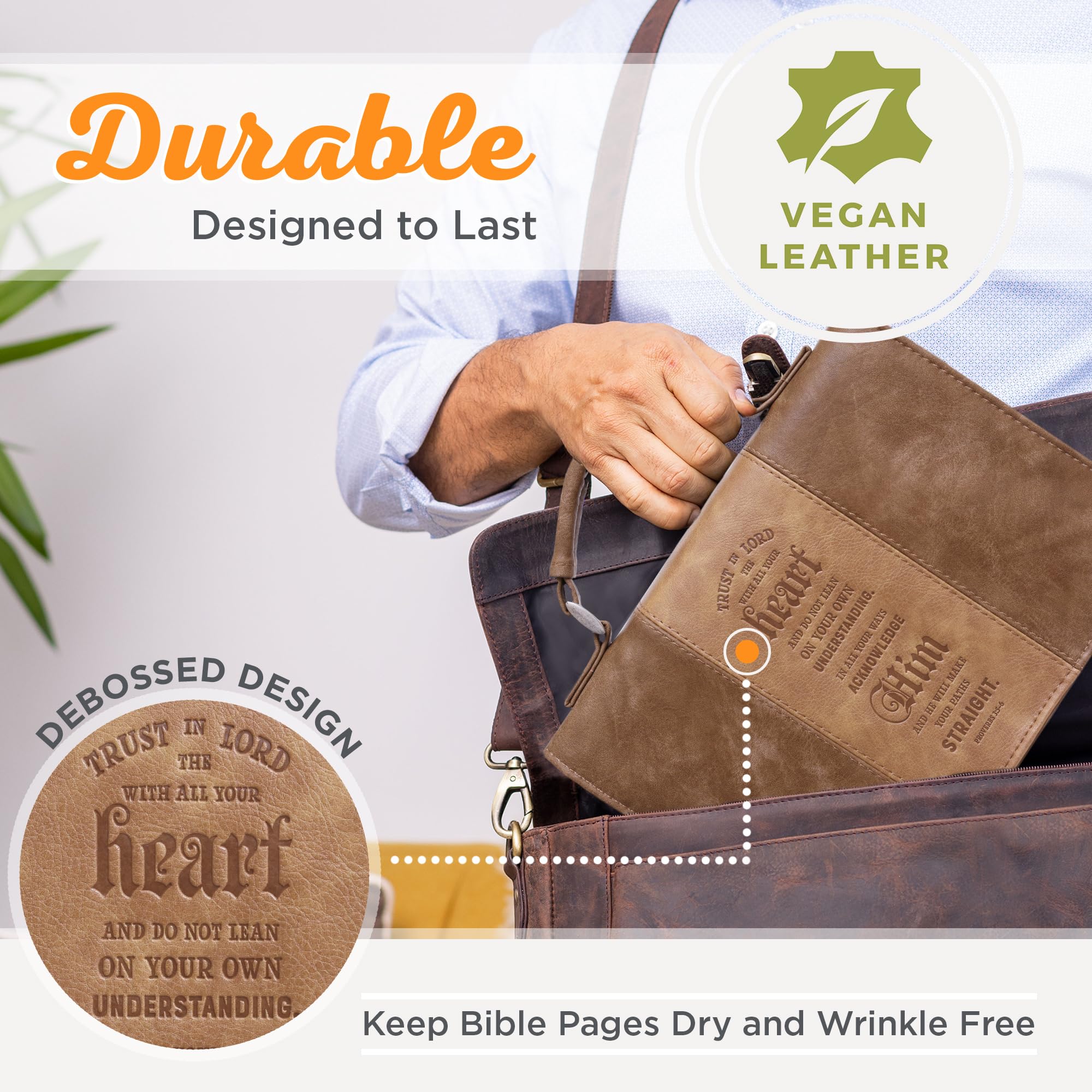 Amazon | Christian Art Gifts フェイクレザー 聖書カバー 男女兼用